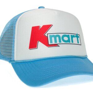 KMart Shoppers Unisex Hat Snapback Vintage Retro Cap Sky Blue/White